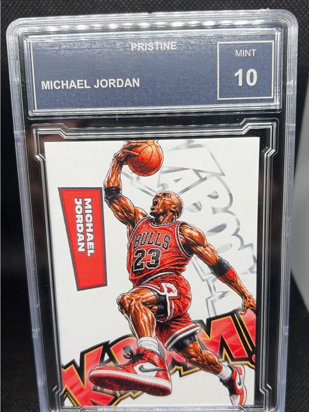 Michael Jordan Kaboom Custom Collectible Sports Card